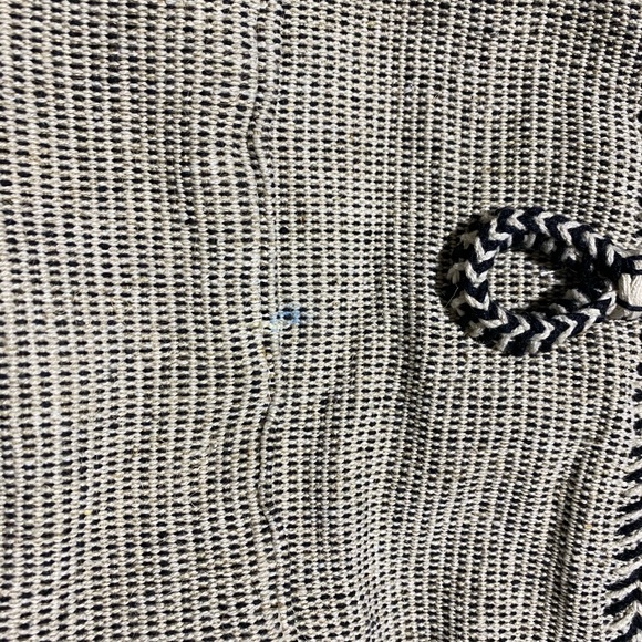 Tote Bag xl Jute Cotton with Pockets - Picture 4 of 4